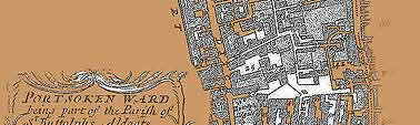 Map of the Portsoken Ward of London