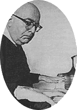 Theodor Adorno at the piano