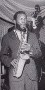 Ornette Coleman playing saxophone