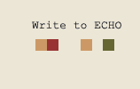 Write to ECHO