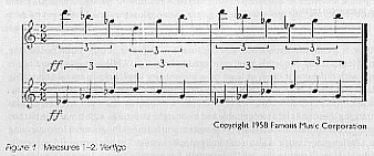Example from "Vertigo" score