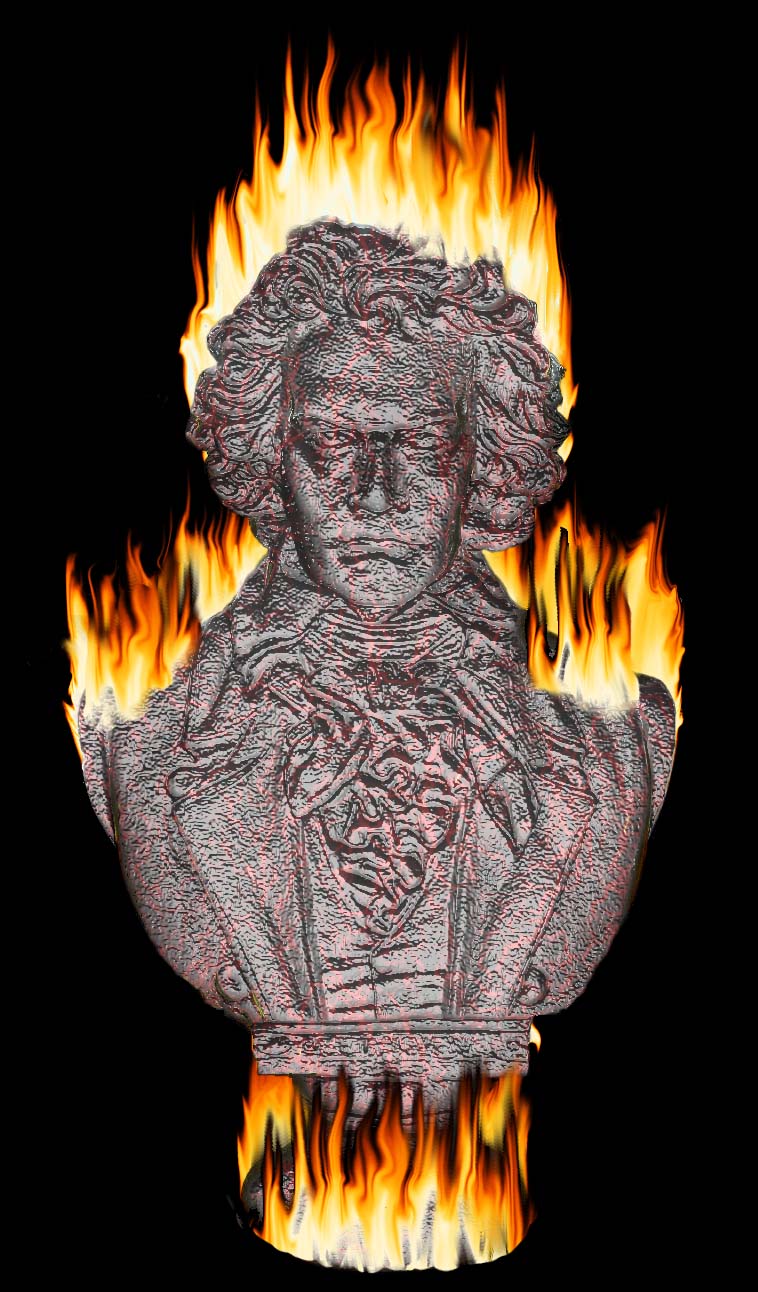 Singed Beethoven Image