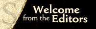 Welcome from the Editors