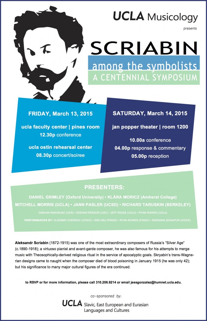 Scriabin Symposium Poster